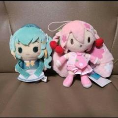 初音ミクシリーズ　モアプラス　ふわふわマスコット　“桜ミク”　全3種セット 初音ミクシリーズ モアプラスふわふわマスコット“桜ミク