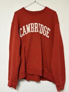ZARA × ケンブリッジ大学 コラボスウェット Lサイズ グレー 刺繍ロゴ