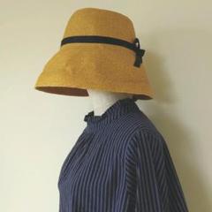 abu アブ リボンペーパーハット 麦わら帽子