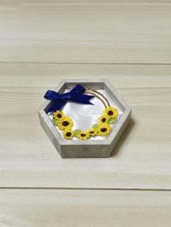 結婚式　リングピロー 六角形デザイン