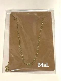 【未使用】イタリアンジュエリー ゴールドチェーンネックレス　レレレmal.