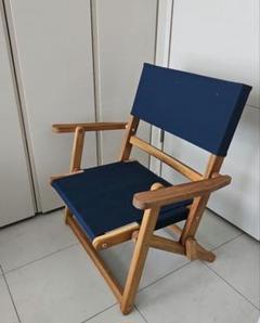 ニトリ ローチェア ネイビー 折りたたみチェア アウトドアチェア