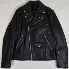 【激安・美品】JACKROSE ライダースジャケット羊革size 5 LL相当 美品】希少サイズ JACK ROSE ジャックローズ ダブルライダース