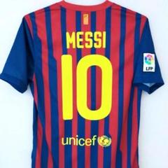 バルセロナ メッシ ユニフォーム 極美品 】13/14シーズン FCバルセロナ #10 メッシ【Mサイズ