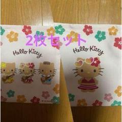 ハローキティ フラワーデザイン タオル 2枚セット