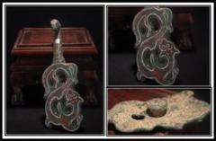 中国清時代掛け軸　肉筆水彩絵唐物骨董品 AK689A12-2 中国清時代掛け軸肉筆水彩絵唐物骨董品 AK689A12-2