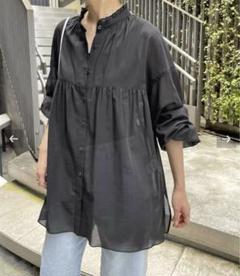 ブロッサムさま♡【美品】Spick & Span☆コットンボイルフリルフレンチ Spick & Span コットンボイルフリルフレンチブラウス ホワイト