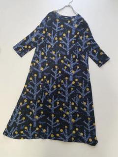 marble SUD Floral lattice コットンボイルワンピース
