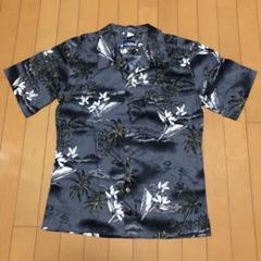 palm wave アロハシャツ 自然 ヤシの木 ハワイアン 古着女子 レア
