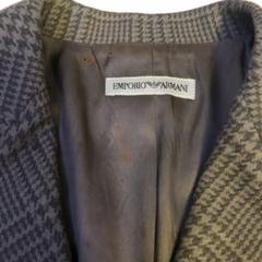 美品】エンポリオアルマーニ◎ウールブレンド オーガンジーデザイン