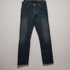 【希少・美品】バーバリーブラックレーベル スリムブラックデニム ジーンズ W76 BURBERRY BLACK LABEL - バーバリーブラックレーベル デニム