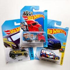 【未使用】ホットウィール カッコいい商用車 ミニカー ３台セット！希少！