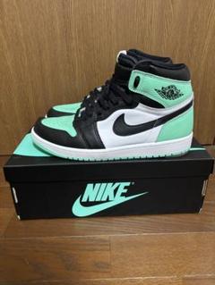 Air Jordan 1 黒✖️緑　ハイカット　25cm エア ジョーダン 1 NIKE AIR JORDAN RETRO HIGH OG ナイキ