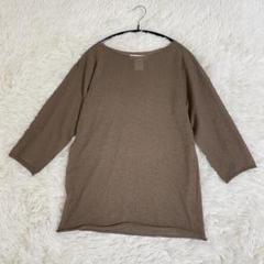 D46 ファビアナフィリッピ　レディース ニットセーター ブラウン 美品 bbbm8375_1.jpg
