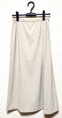 Se ninon　サイドタックストレッチロングスカート　Aライン　日本製