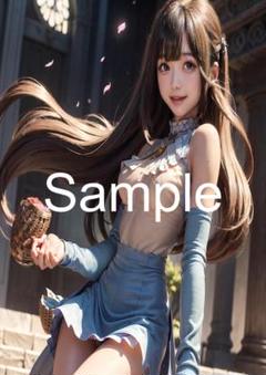 A4サイズアートポスター 1点もの 美女ポスター最高品質 C-B-３６