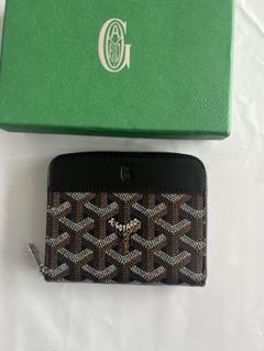 【希少・美品】 ゴヤール  マリニー ウォレットブラック二つ折り財布　黒黒 2025年最新】GOYARD メンズ 折り財布の人気アイテム - メルカリ