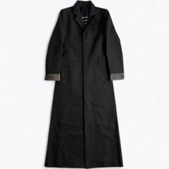 jean paul gaultier femme 袖レザー スーパーロングコート