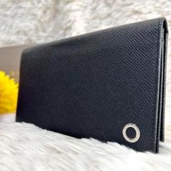 【✨美品✨】 ブルガリ ビーゼロワン 二つ折り財布 長財布 ブラック バイカラー ✨極美品✨ BVLGARI 長財布 ロゴマニア クラシコ ビーゼロワン