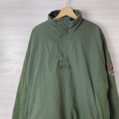 UCLA ハーフジップ　中綿入り　ジャケット　アウター　カレッジロゴ　LA