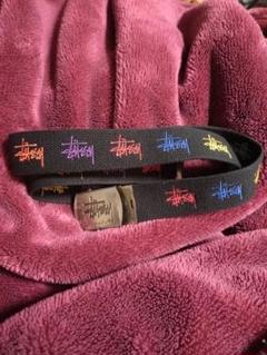 STUSSY ベルト ガチャベルト ペイズリー ロゴ 希少 デザイン グリーン stussy ステューシー Warrior Belt ガチャベルト y2k - メルカリ