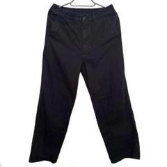 【MUJI】無印良品ワイドパンツ、ブラック