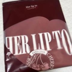 herlipto 7周年Classic Cherry Tee ノベルティー herlipto Classic Cherry Tee 7周年 ノベルティ 赤 - メルカリ