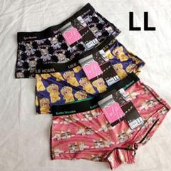 【LL3枚】レディース ボクサーパンツ 下着 ショーツ まとめ売り(H161)のサムネイル