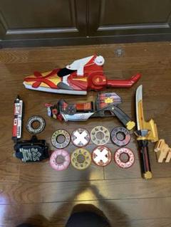 シンケンジャー　　なりきりセット DXセンタイリングセット シンケンジャー＆ゴーバスターズ