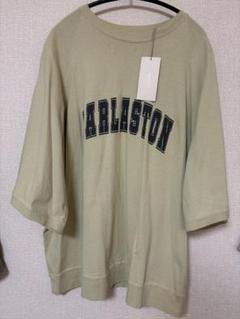 nest Robe ロゴスウェットTシャツ 　クリームイエロー nest Robe ネストローブロゴスウェットクリームイエロー