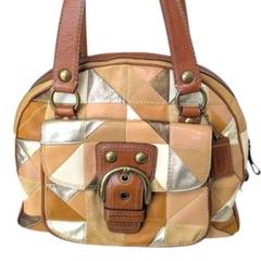 美品☆ COACH パッチワーク ボストンバッグ ソーホー Y2K 肩掛け