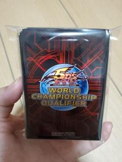 遊戯王 公式 WCQ 2011 スリーブ 赤 新品未使用 80枚入り
