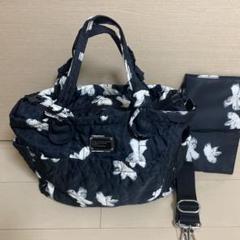 極美品　MARC JACOBS マザーズバッグ　2way 大容量　ネイビー 極美品MARC JACOBS マザーズバッグ2way 大容量ネイビー