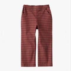 ファミリア】新品 パンツ 9分丈 ロング チェック XF 女の子
