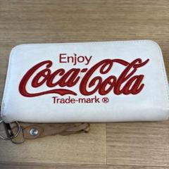 Coca-Cola ロゴ刺繍 長財布