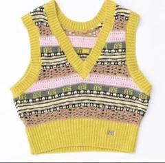 新品タグ付き メゾンスペシャル マルチカラーニットベスト MAISON SPECIAL(メゾンスペシャル)｜Multicolor Knit Vest