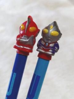 ウルトラマン　鉛筆　ミニフィギュア　18本 M78ウルトラマン☆かきかたえんぴつセット【2B×6本セット
