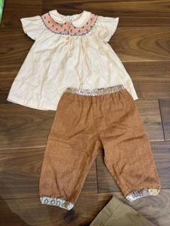 【美品】10mois × ソレイアード 上下セット 80サイズのサムネイル