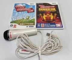 【ハドソン】カラオケ JOYSOUND Wii + SUPER DX + マイク