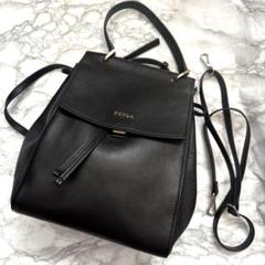 極美品 FURLA フルラ ANITAリュック レザー 3way A4可能 黒 2025年最新】furla リュックの人気アイテム - メルカリ