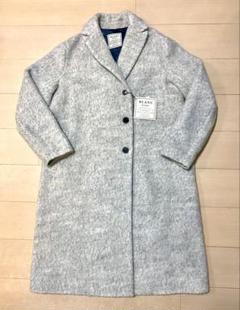 未使用タグ付】BLANC basque ニット 切替え チェスターコート