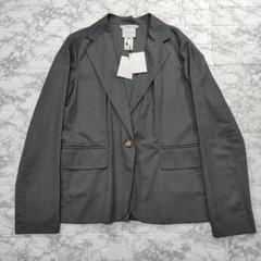 【新品・タグ付】CELINE サマーウール テーラードジャケット グレー 44 新品・タグ付】CELINE サマーウール テーラードジャケット グレー 44