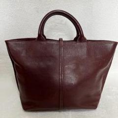 ✨美品✨ゲンテン　トートバッグ　トスカ　工具ロゴ　レザー　ブラウン　A4可 genten - 良品 genten ゲンテン エターデ工具ロゴ トスカレザー