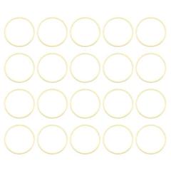 ハンドメイド 20 mm イヤリング ネックレス ジュエリーゴールド 50個