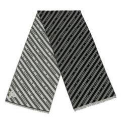 限定品 良品 ジバンシー GIVENCHY マフラー 総柄 ロゴ柄 グレー 210.jpg