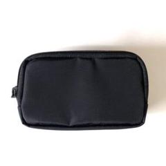 【新品】無印良品 MUJI コンパクトポーチ　黒