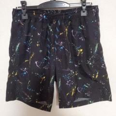 GLOBAL WORK カラフルスプラッターパターンショートパンツ M