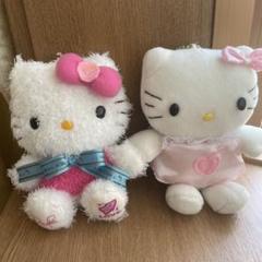 【キティ】 終売品 レトロ ぬいぐるみマスコット ふわふわ 天使
