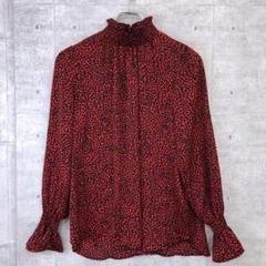 H&M タッキー ストリート モード カラーレオパード 長袖ブラウス