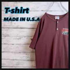 ヘンリーネック【USA製】80's90'sヴィンテージ 記念グラフィックTシャツ